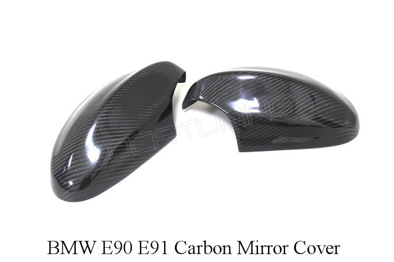 BMW E91 E90 Carbon Fiber Mirror Cover Pre-LCI 2005 - 2008