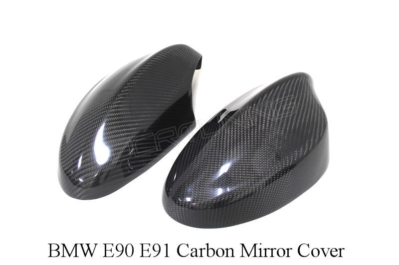 BMW E91 E90 Carbon Fiber Mirror Cover Pre-LCI 2005 - 2008