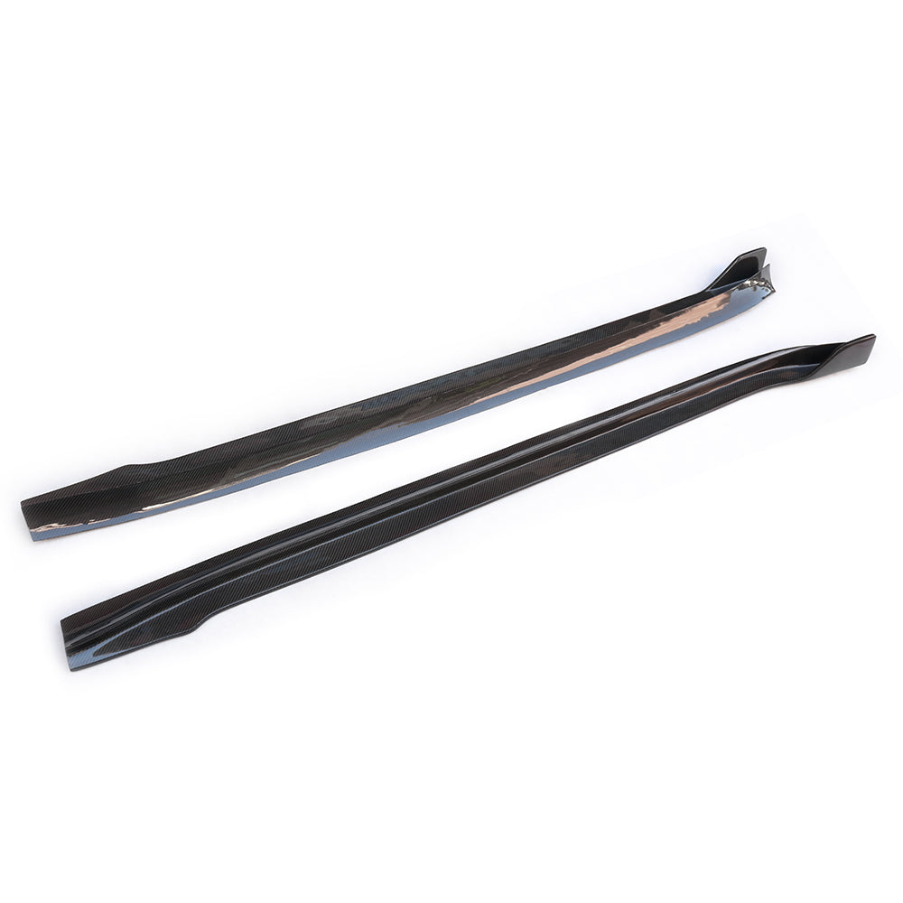 Tesla Model Y Side Skirts V Style Carbon Fiber
