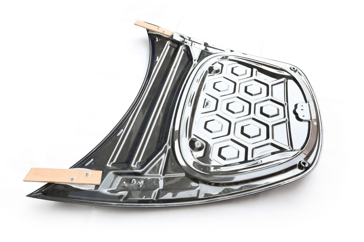 Tesla Model 3 Engine Hood Cover Replacement Double-sided Carbon Fiber