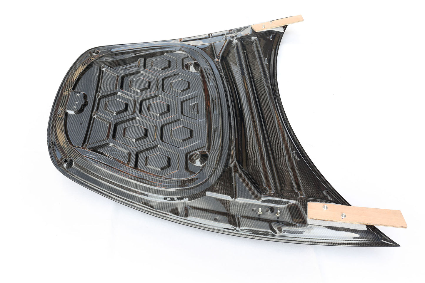Tesla Model 3 Engine Hood Cover Replacement Double-sided Carbon Fiber