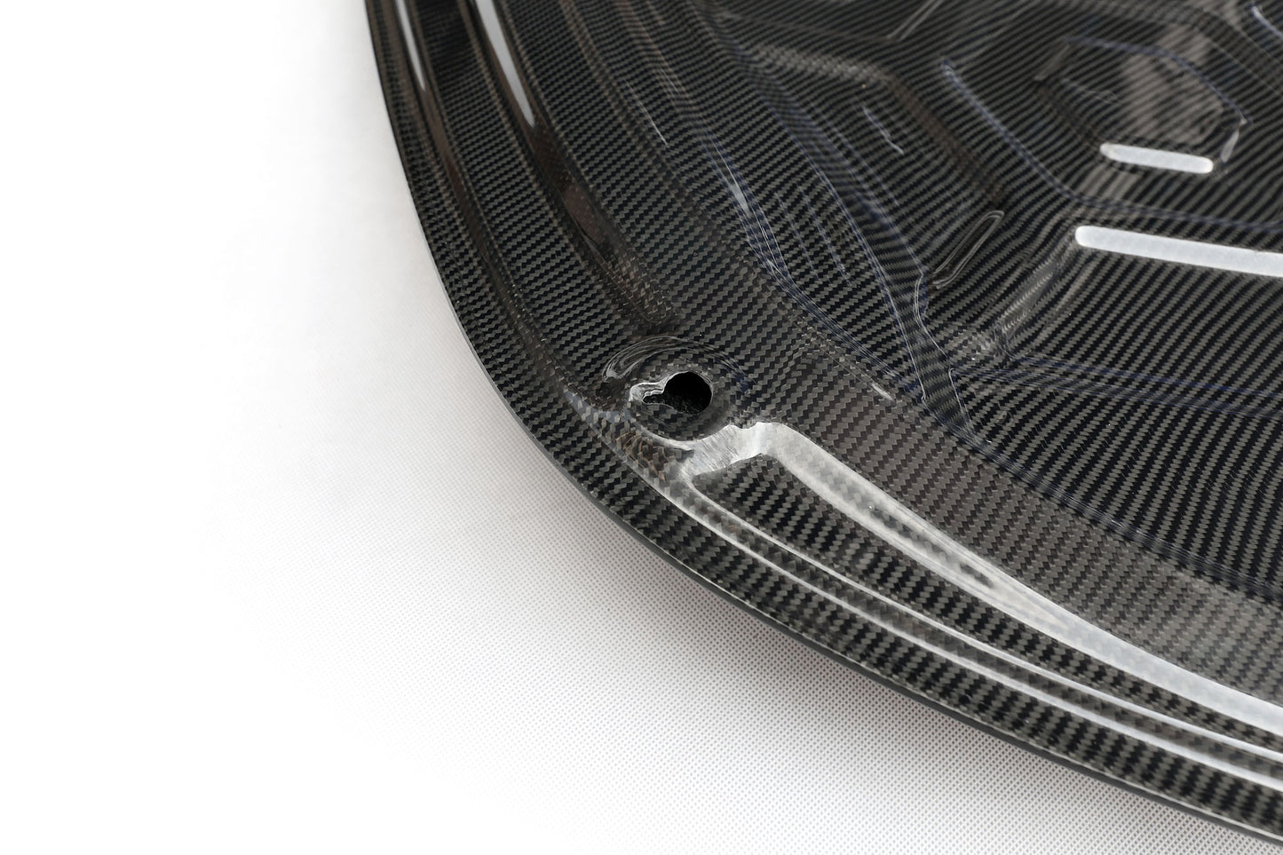 Tesla Model 3 Engine Hood Cover Replacement Double-sided Carbon Fiber