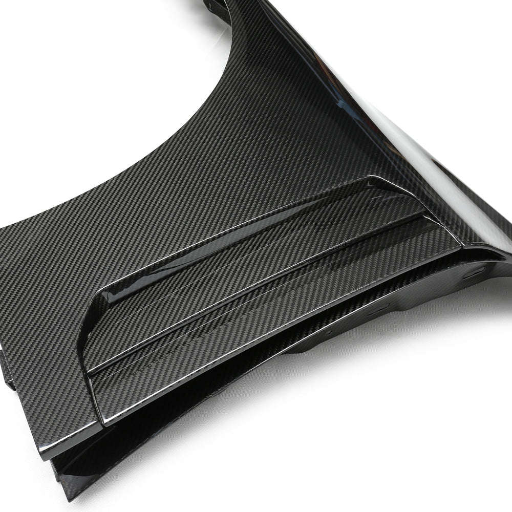 BMW G87 M2 Dry Carbon Front Side Fender V Style