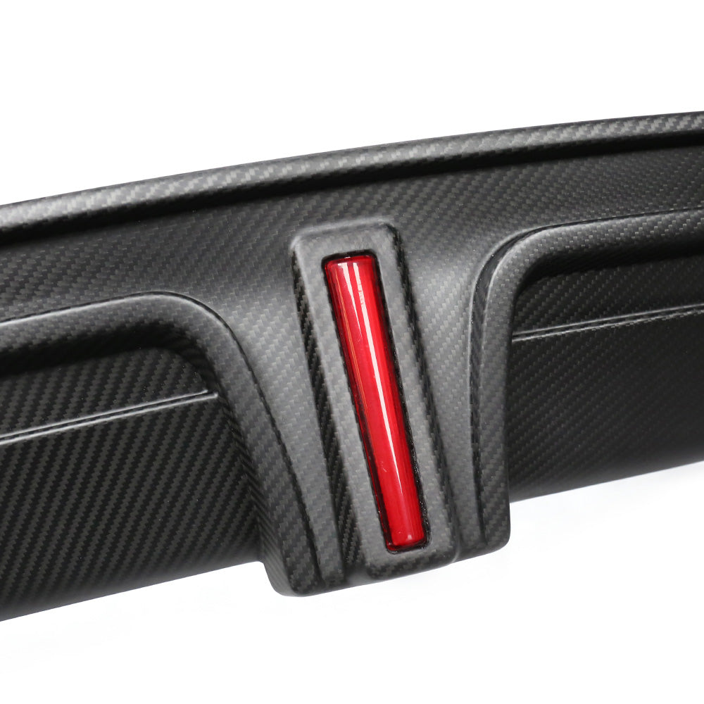 Tesla Model S Rear Diffuser W/H LED Style B 2021+