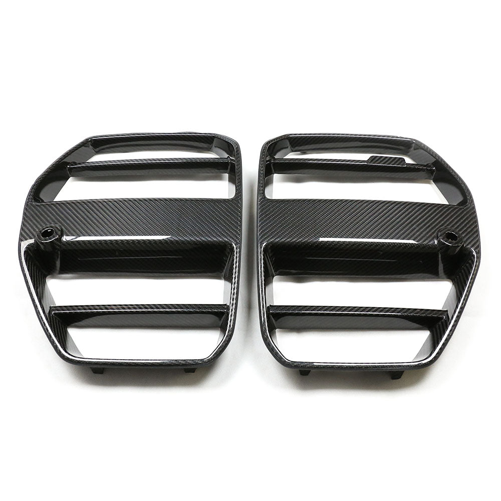 BMW G80 M3 M4 Dry Carbon Front Grill ST Style