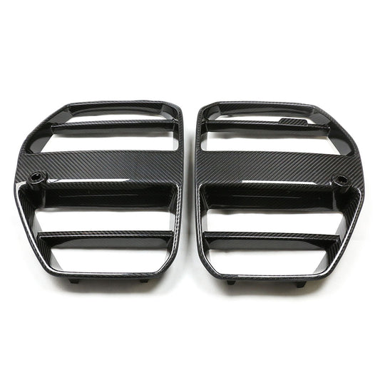 BMW G80 M3 M4 Dry Carbon Front Grill ST Style