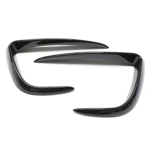 Tesla Model Y Front Fog Canards Carbon Fiber