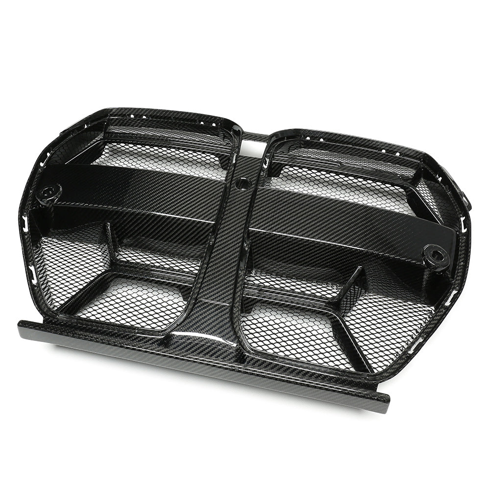 BMW G80 M3 M4 Dry Carbon Front Grill CSL Style Without ACC