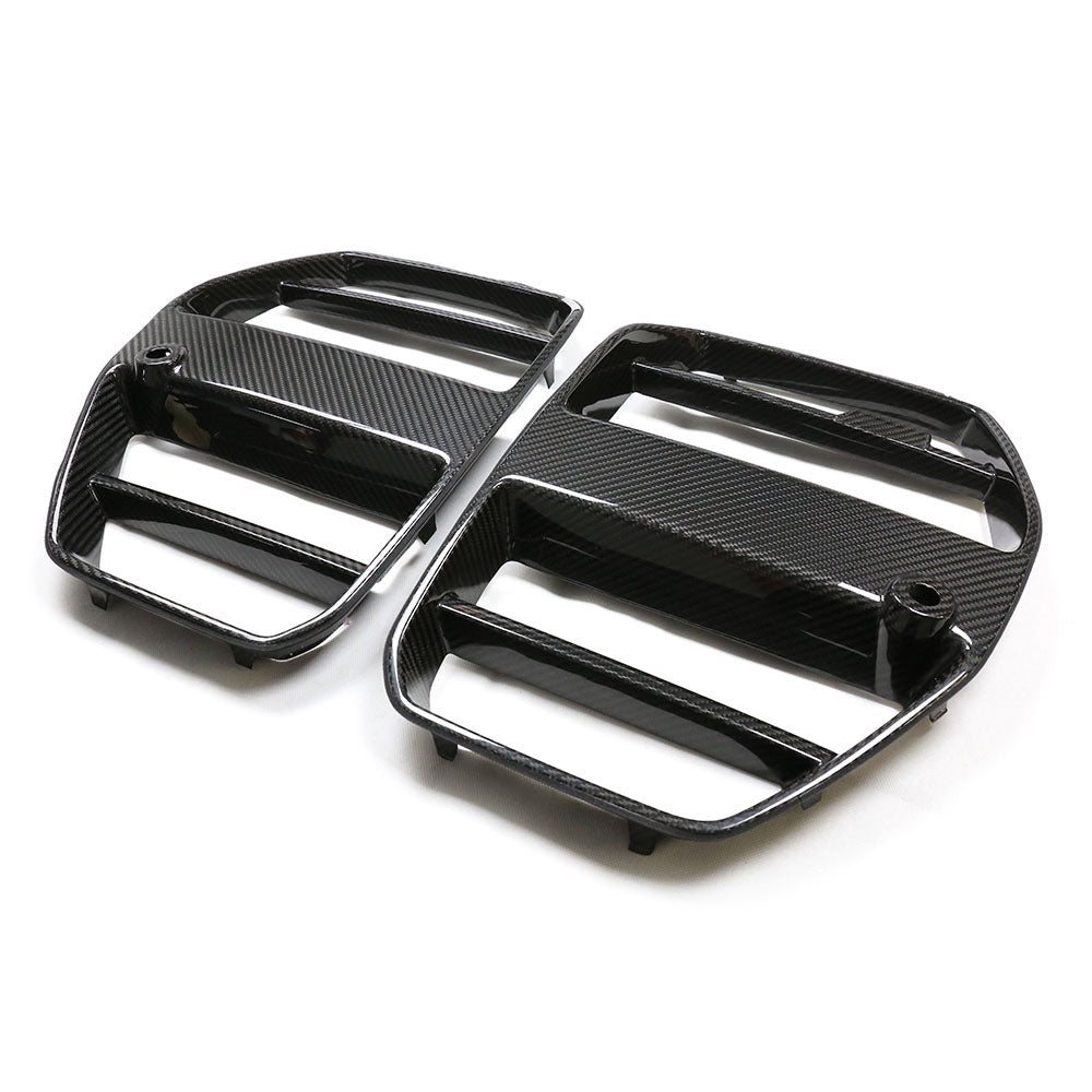 BMW G80 M3 M4 Dry Carbon Front Grill ST Style