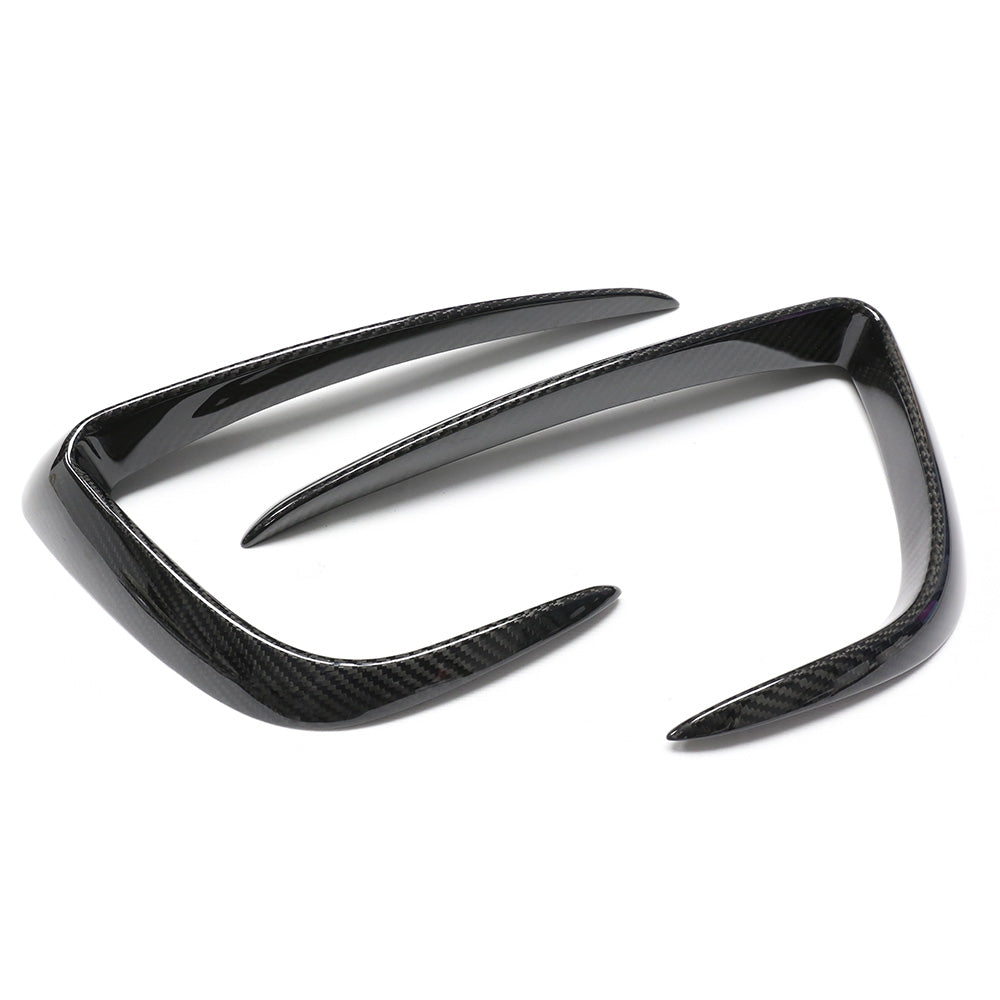 Tesla Model Y Front Fog Canards Carbon Fiber