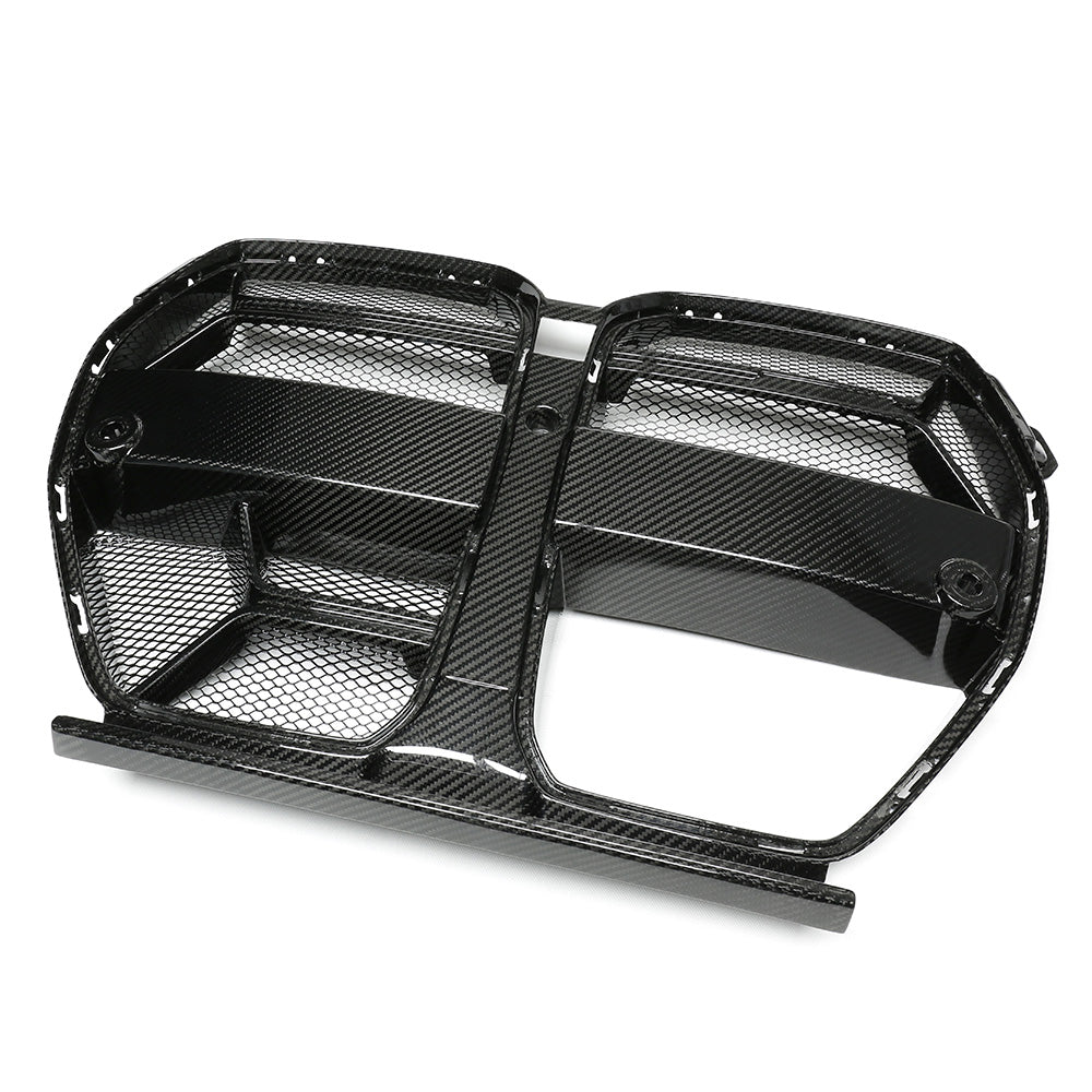 BMW G80 M3 M4 Dry Carbon Front Grill CSL Style With ACC