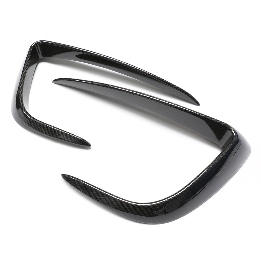 Tesla Model Y Front Fog Canards Carbon Fiber