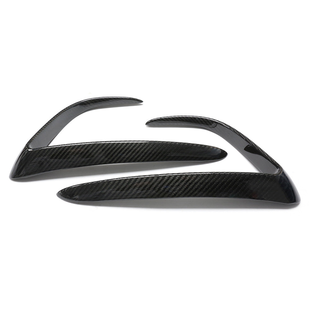 Tesla Model Y Front Fog Canards Carbon Fiber