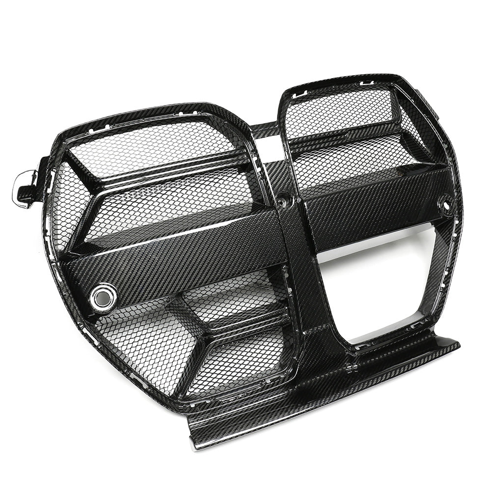 BMW G80 M3 M4 Dry Carbon Front Grill CSL Style With ACC