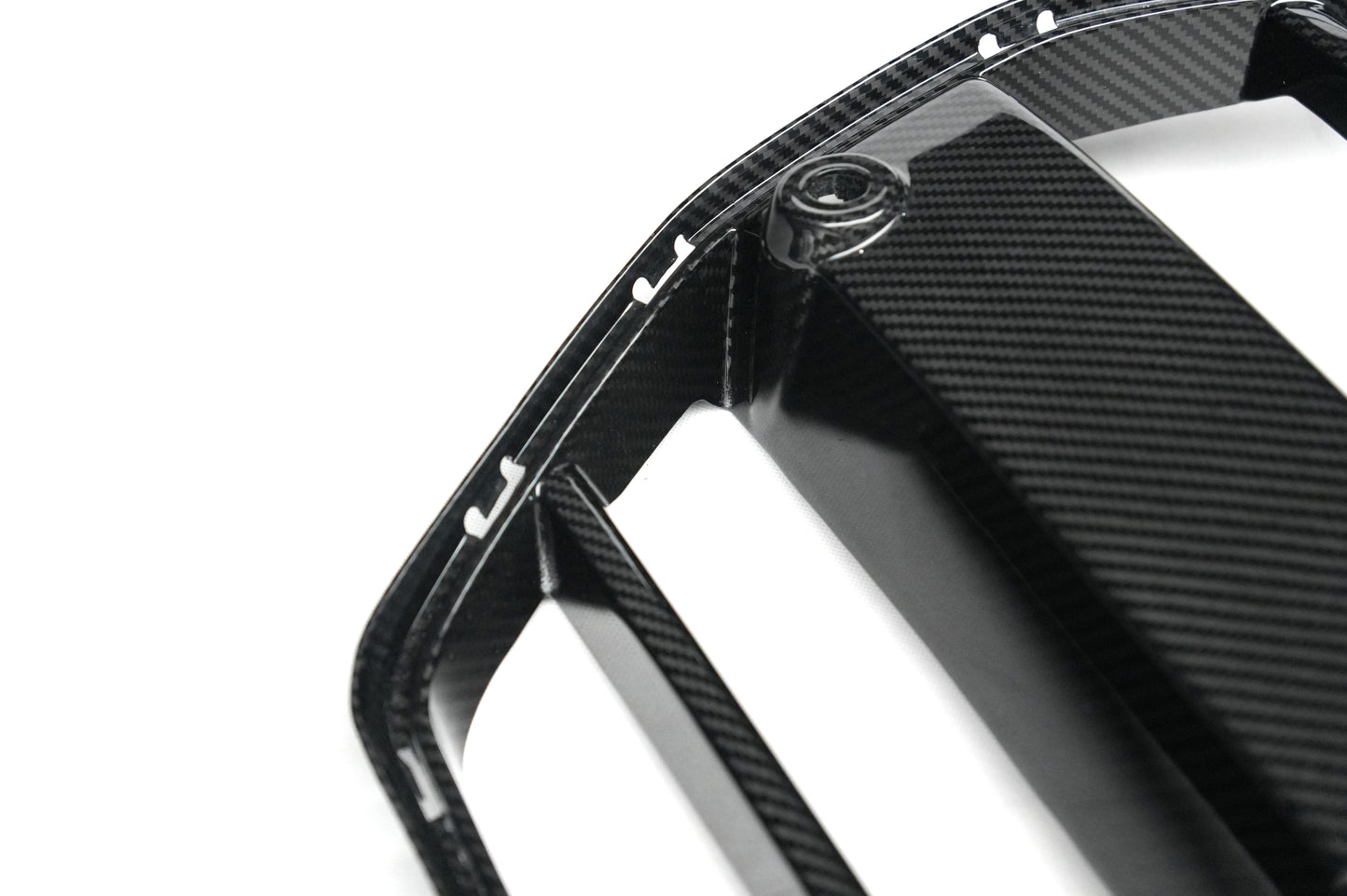 BMW G80 M3 M4 Dry Carbon Front Grill ST Style 1-Piece Version