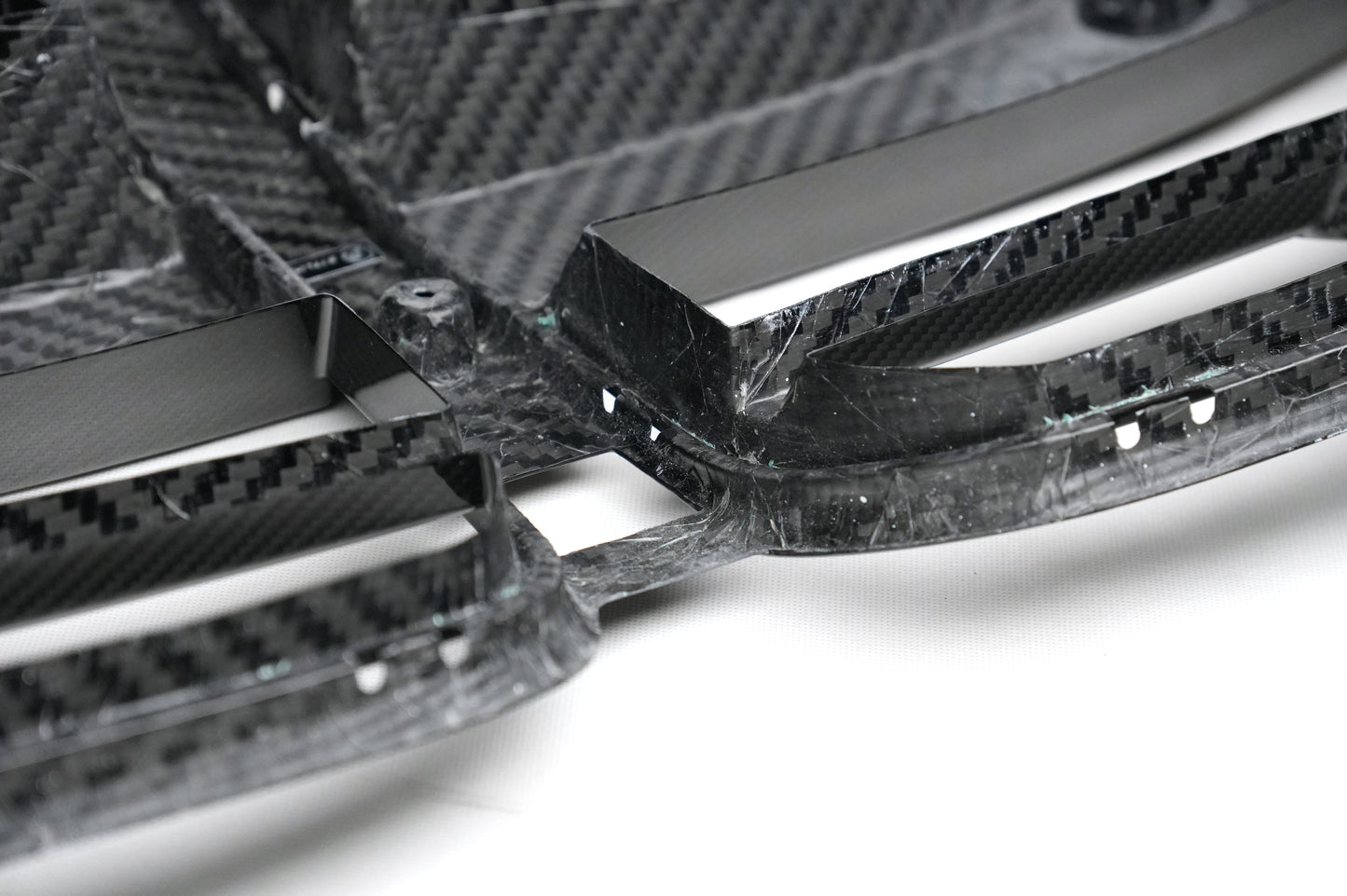 BMW G80 M3 M4 Dry Carbon Front Grill ST Style 1-Piece Version