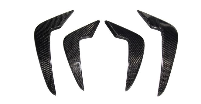 BMW M2 Dry Carbon Front Canards AC Style Set of 4