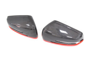 Red Stripe Mercedes Benz Carbon Mirror Many Vehicles Fit (2)