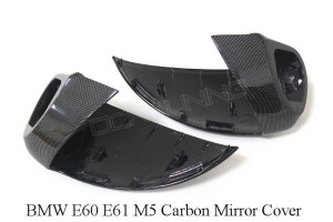 BMW E60 E61 M5 Carbon Fiber Mirror Cover (2)