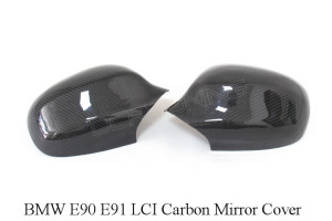 BMW E90 E91 Carbon Fiber Mirror Cover LCI (1)