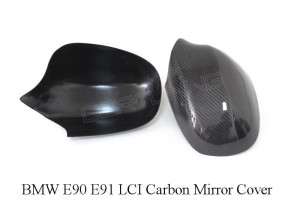 BMW E90 E91 Carbon Fiber Mirror Cover LCI (1)