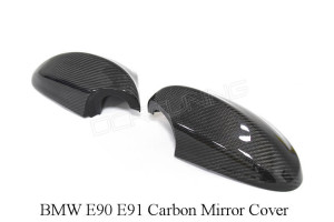 BMW E91 E90 Carbon Fiber Mirror Cover Pre-LCI 2005 - 2008