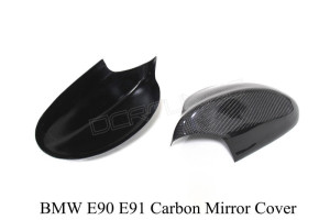 BMW E91 E90 Carbon Fiber Mirror Cover Pre-LCI 2005 - 2008